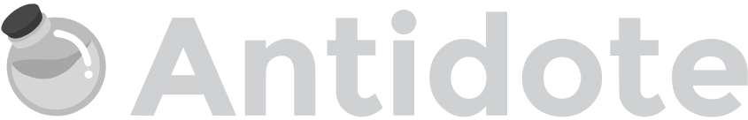 antidote monochrome logo